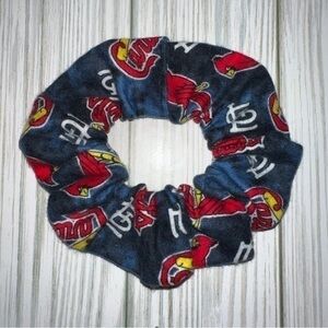 $7ea or 3/$15 St Louis Cardinals hair scrunchie new